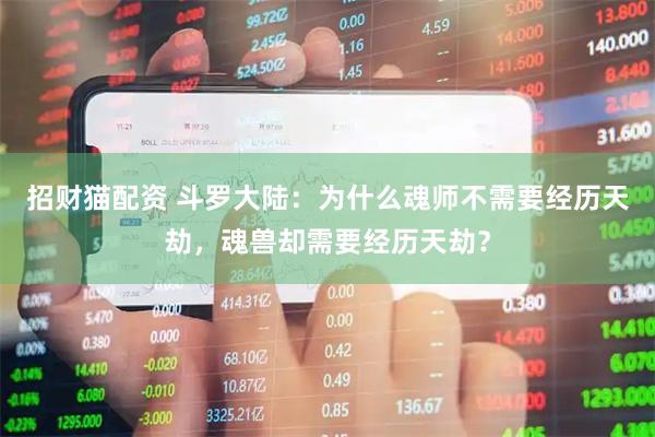 招财猫配资 斗罗大陆：为什么魂师不需要经历天劫，魂兽却需要经历天劫？