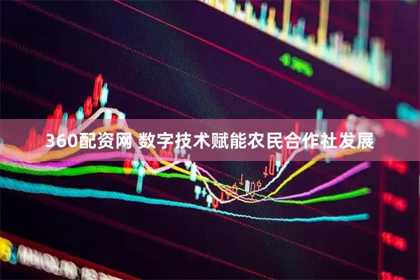 360配资网 数字技术赋能农民合作社发展